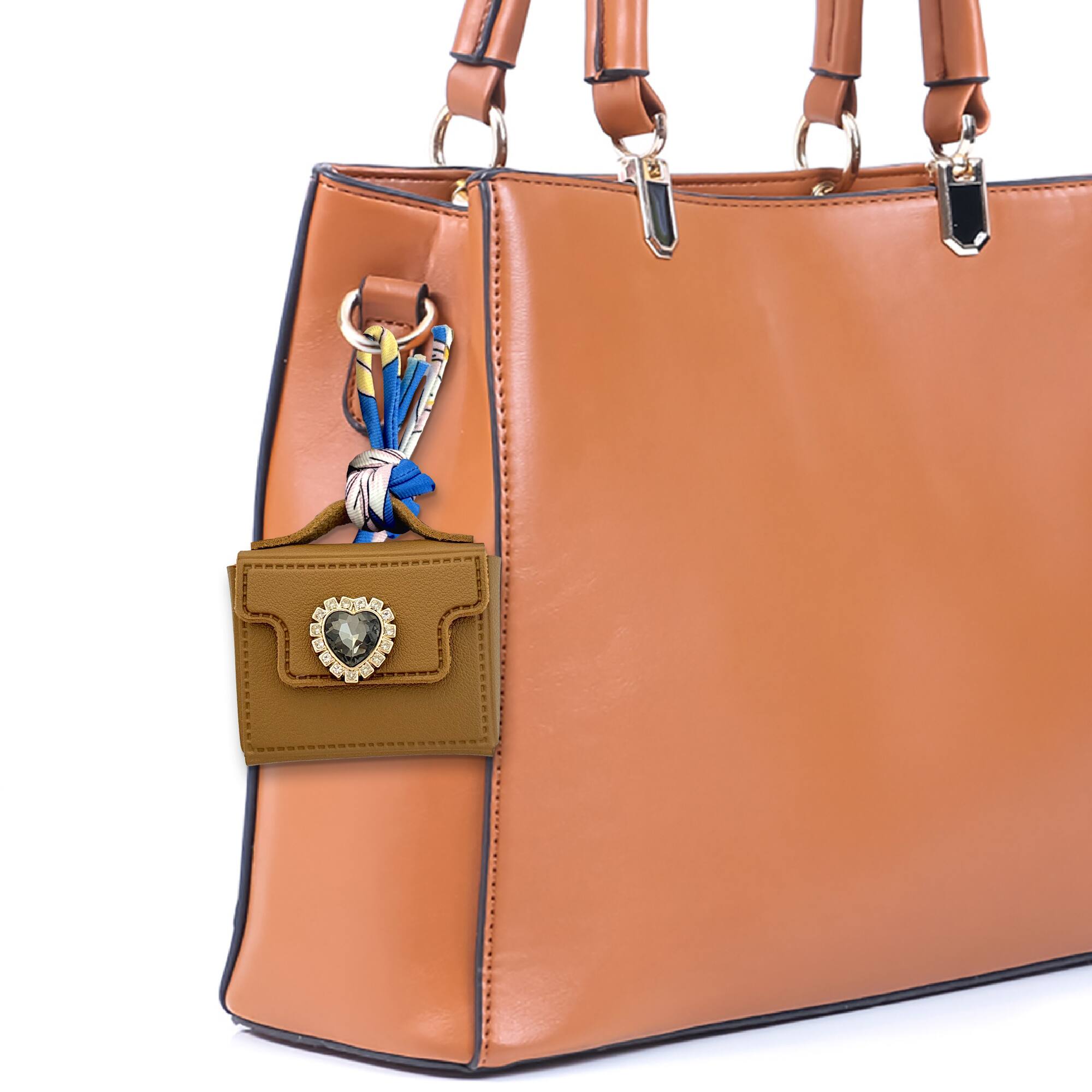 Blue Moon Studio™ Brown Purse Charm